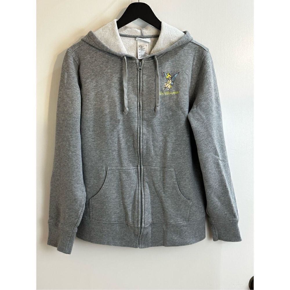 Disney Parks Authentic Original Tinkerbell gray sweatshirt Size XL